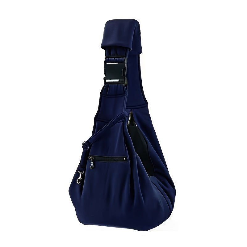 Comfortable Pet Pal Sling Carrier - Backpacks for Hands-Free Outdoor Adventures with Breathable Dog Shoulder Bag and Adjustable Straps for Small to Medium-Sized Pets