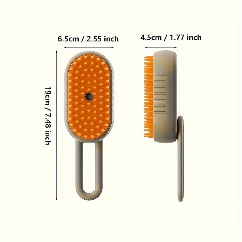 Steamy Cat Brush, 3 In 1 Cat Steamy Brush Steamy Dog Brush Massaging Comb, Pet Grooming Comb Hair Removal Combs Pet Supplies
