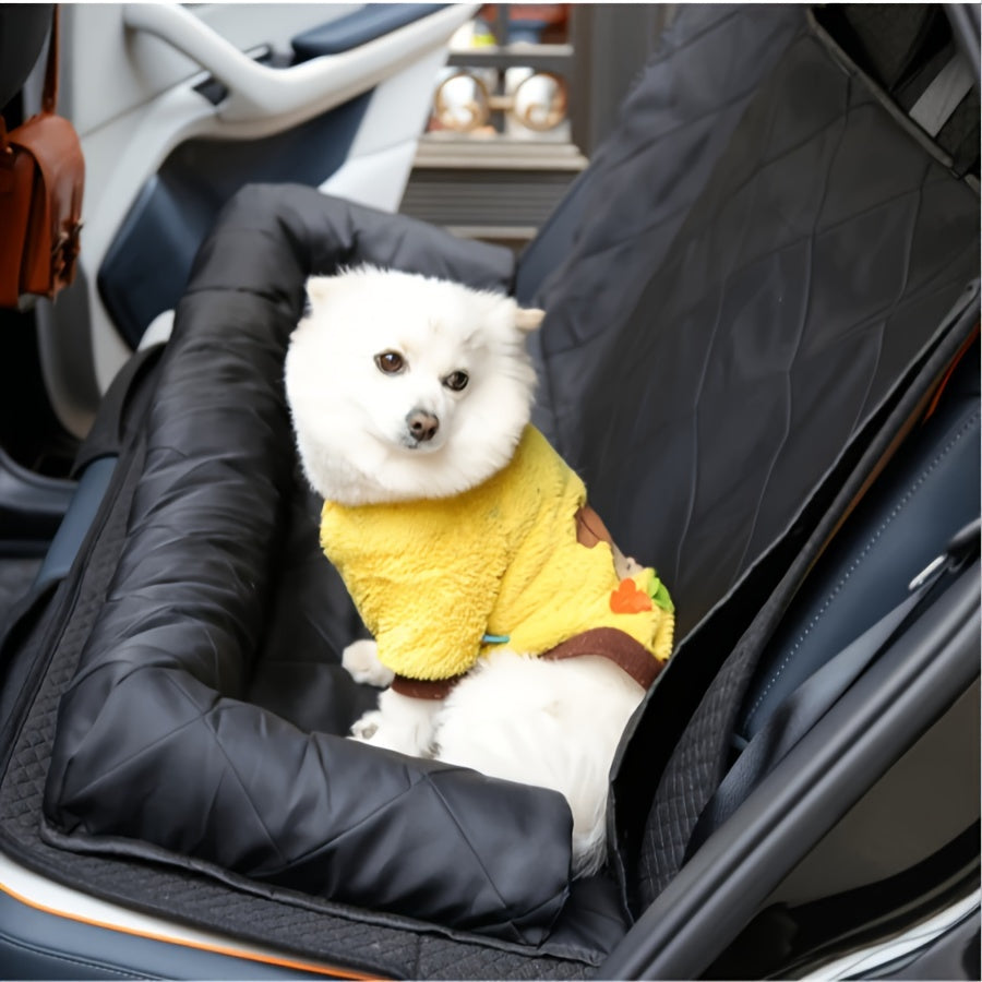 Premium Pet Warm Car Cushion - Soft Plush Dog and Cat Car Seat Cover, Waterproof Dog Car Mat, Non-Slip Backing, Easy to Clean, Universal Fit for Most Vehicles - Ideal Pet Supplies for Cozy Travel