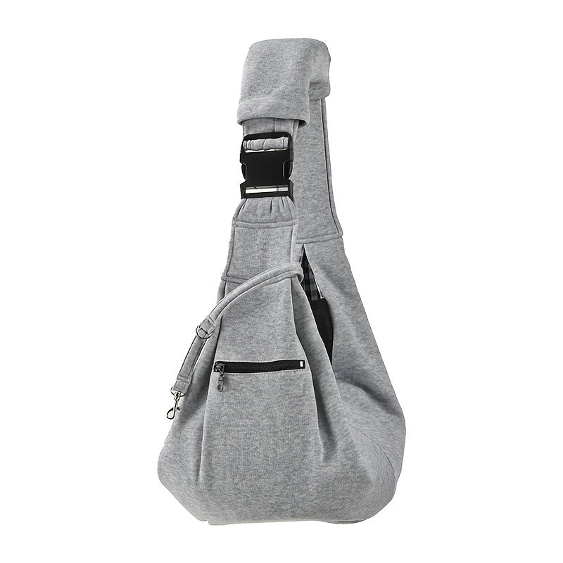 Comfortable Pet Pal Sling Carrier - Backpacks for Hands-Free Outdoor Adventures with Breathable Dog Shoulder Bag and Adjustable Straps for Small to Medium-Sized Pets