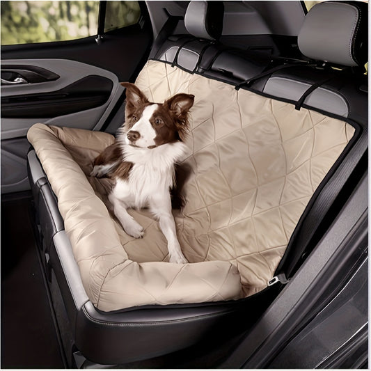 Premium Pet Warm Car Cushion - Soft Plush Dog and Cat Car Seat Cover, Waterproof Dog Car Mat, Non-Slip Backing, Easy to Clean, Universal Fit for Most Vehicles - Ideal Pet Supplies for Cozy Travel