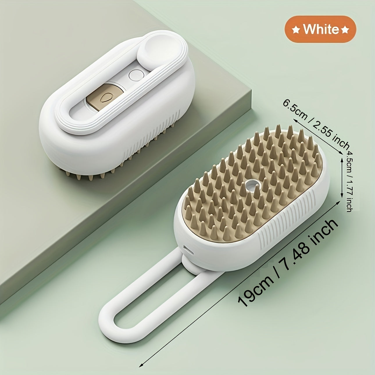 Steamy Cat Brush, 3 In 1 Cat Steamy Brush Steamy Dog Brush Massaging Comb, Pet Grooming Comb Hair Removal Combs Pet Supplies