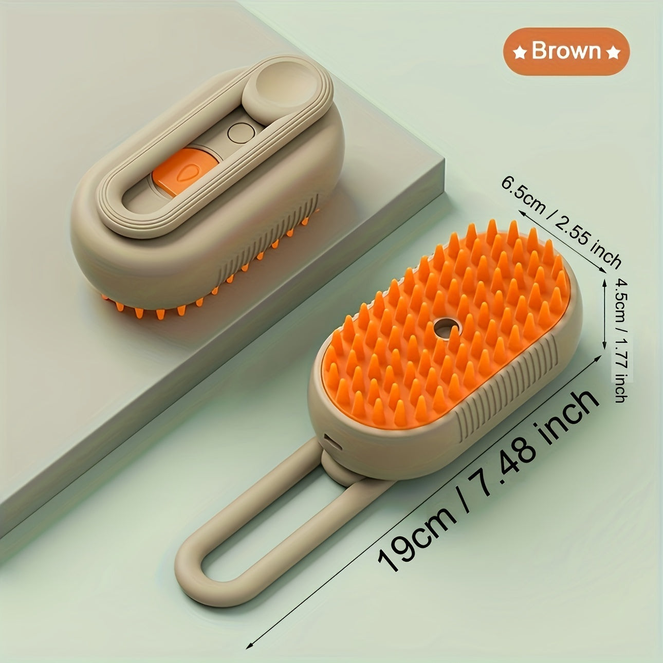 Steamy Cat Brush, 3 In 1 Cat Steamy Brush Steamy Dog Brush Massaging Comb, Pet Grooming Comb Hair Removal Combs Pet Supplies