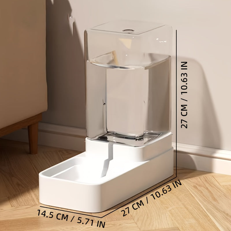 1pc/2pcs Automatic Gravity Pet Feeder, Plastic Dog Food Feeder and Water Dispenser Set, Self Feeding Station for Indoor Dogs Pet Supplies