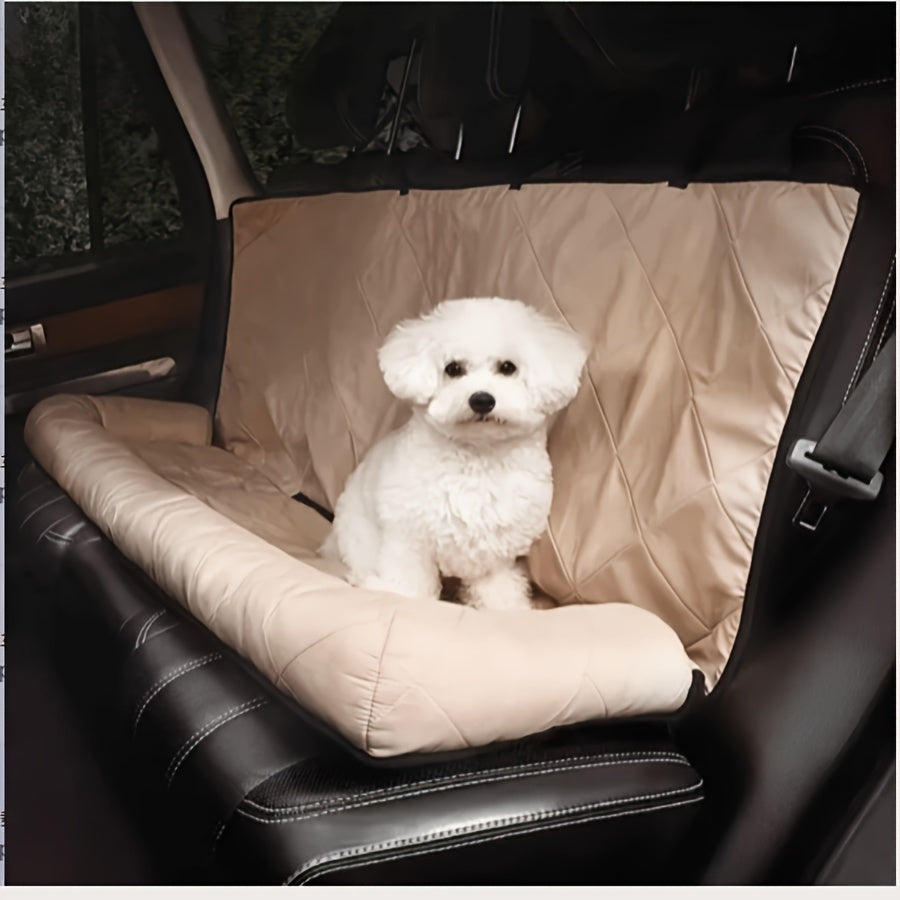 Premium Pet Warm Car Cushion - Soft Plush Dog and Cat Car Seat Cover, Waterproof Dog Car Mat, Non-Slip Backing, Easy to Clean, Universal Fit for Most Vehicles - Ideal Pet Supplies for Cozy Travel